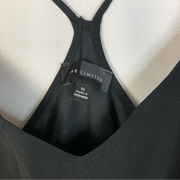 The Limited Black Split Hem Racerback Tank Top M - Picture 3 of 4